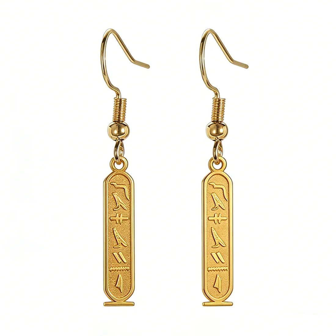 Custom Egyptian Name Earrings