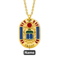 Scarab Cartouche Necklace