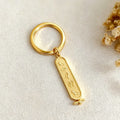 Personalized  Keychain Hieroglyphs Cartouche.