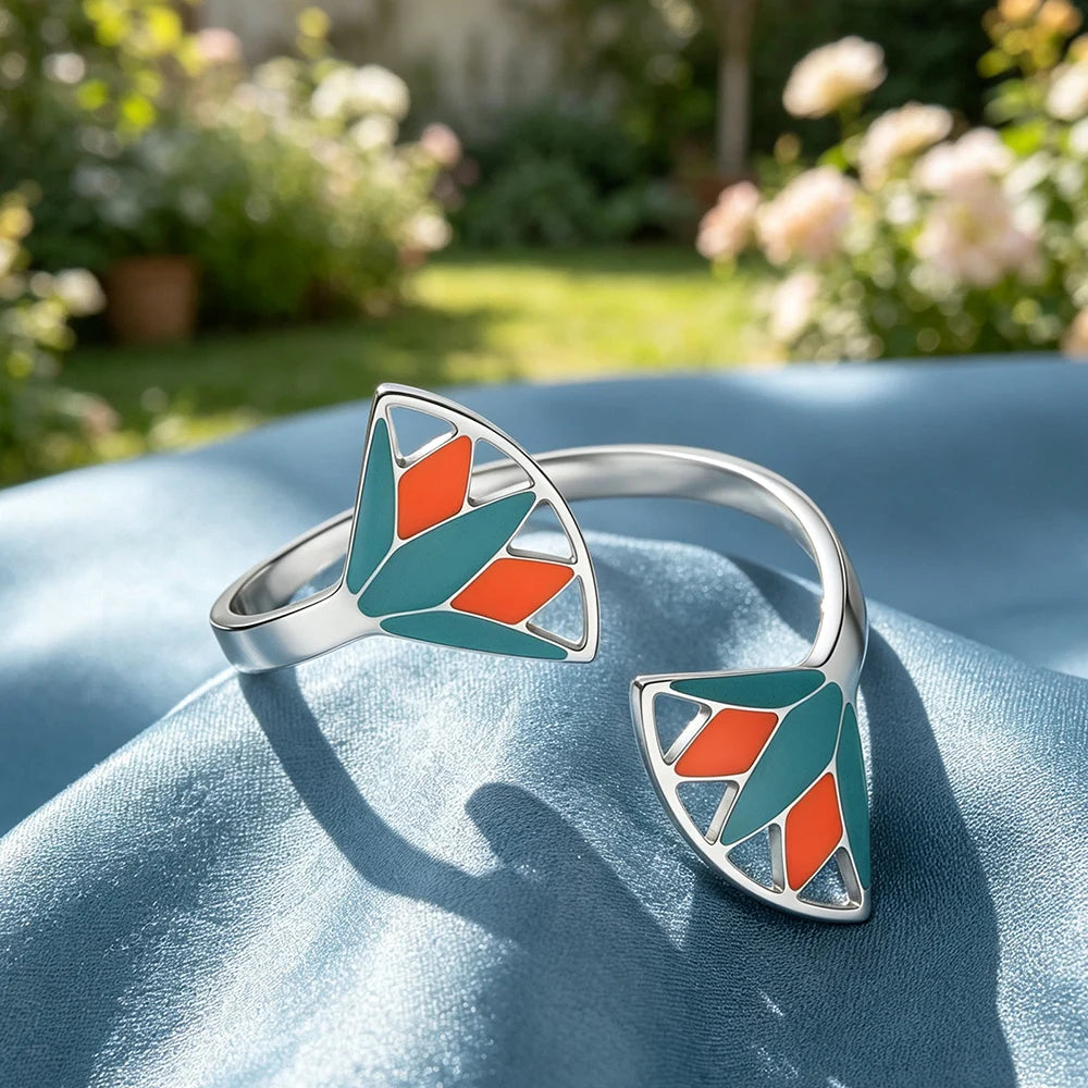 Lotus Flower Adjustable Rings.