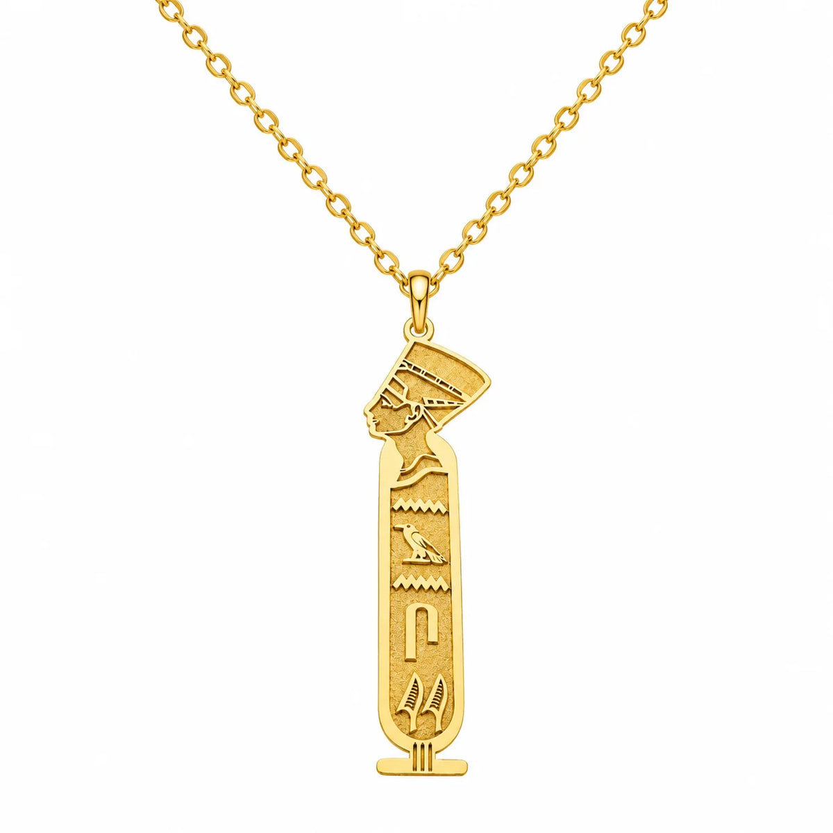 Hieroglyph Nefertiti Cartouche Jewelry